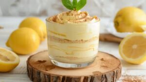 Tiramisu com suco de limão: Sobremesa leve e refrescante!