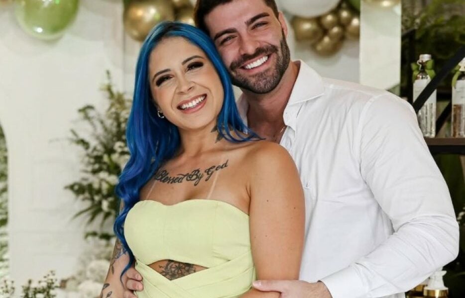 Ianka Cristini e o marido, Bruno Martins