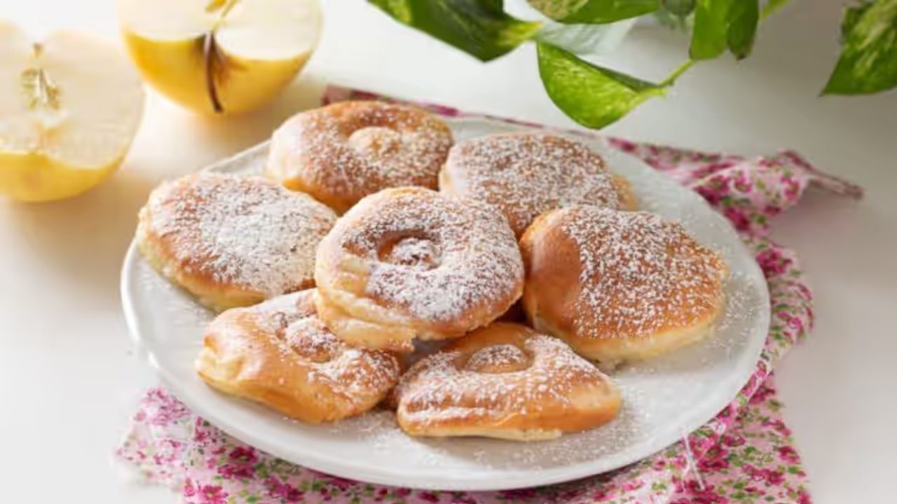 Bolinhos de maçã na airfryer